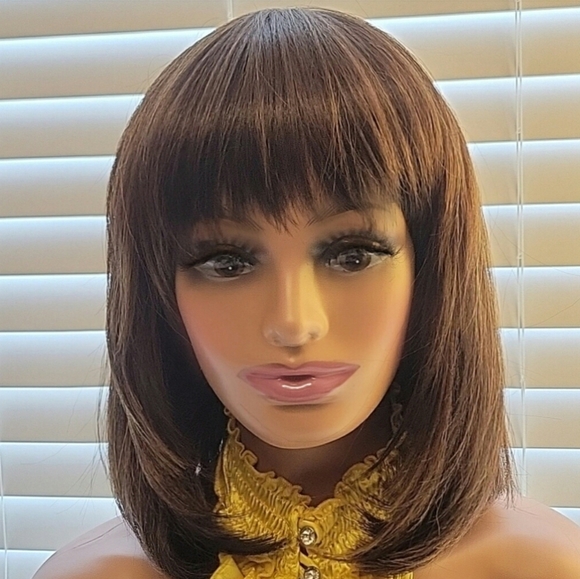 Pure Natural, 12" Bohemian Wig, Heat Friendly Like Human Hair - F4-27-30 NWT - Picture 1 of 17